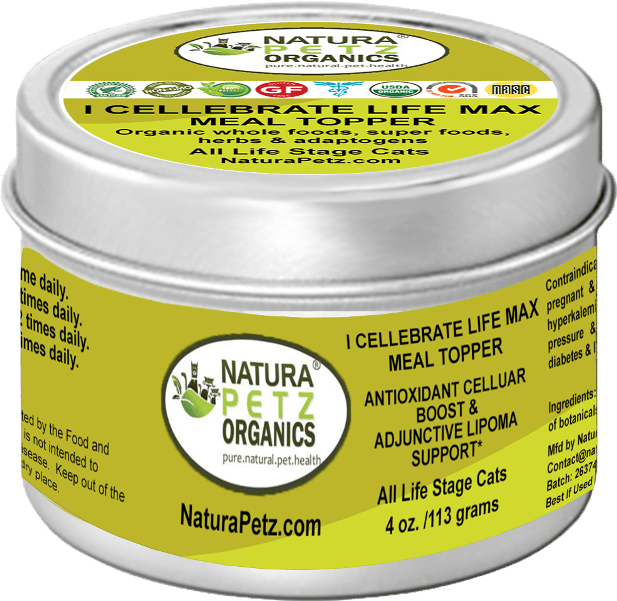 I Cellebrate Life Max Meal Topper- Antioxidant Cellular Boost + Adjunctive Lipoma Support*