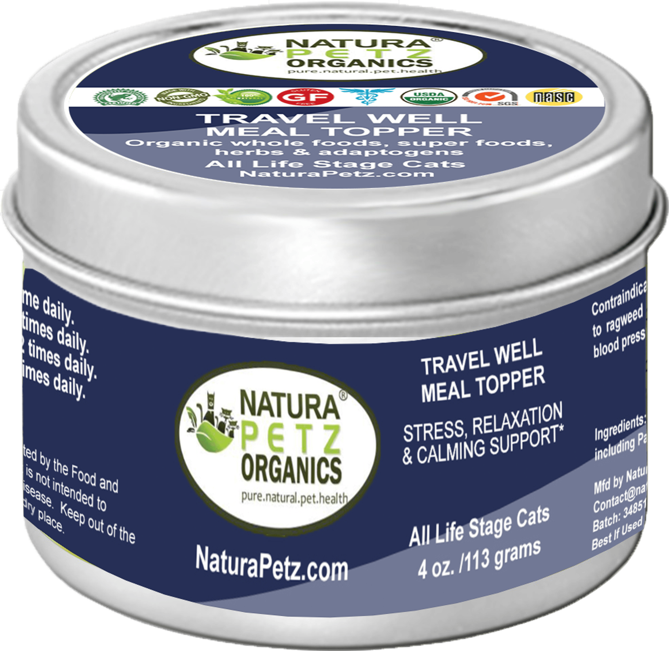Travel Well Meal Topper* Stress, Relaxation & Calming Support For Dogs And Cats On The Go*