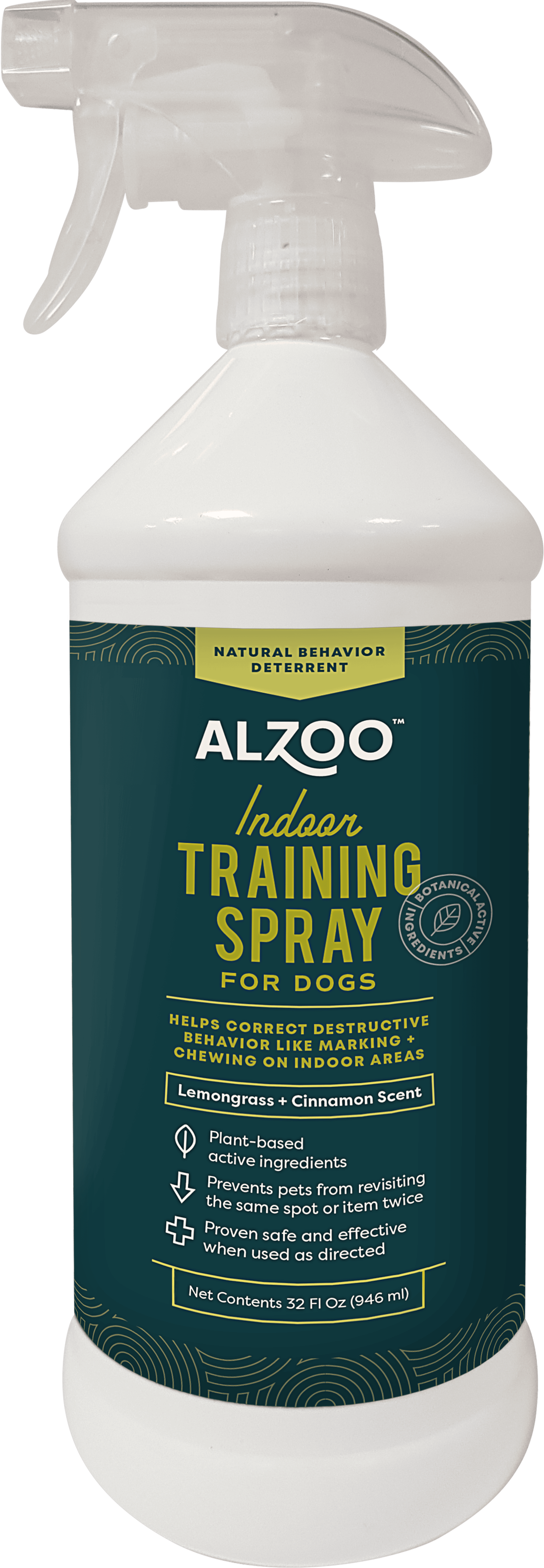 ALZOO Plant-Based Dog/Cat Indoor Training Spray, 32oz