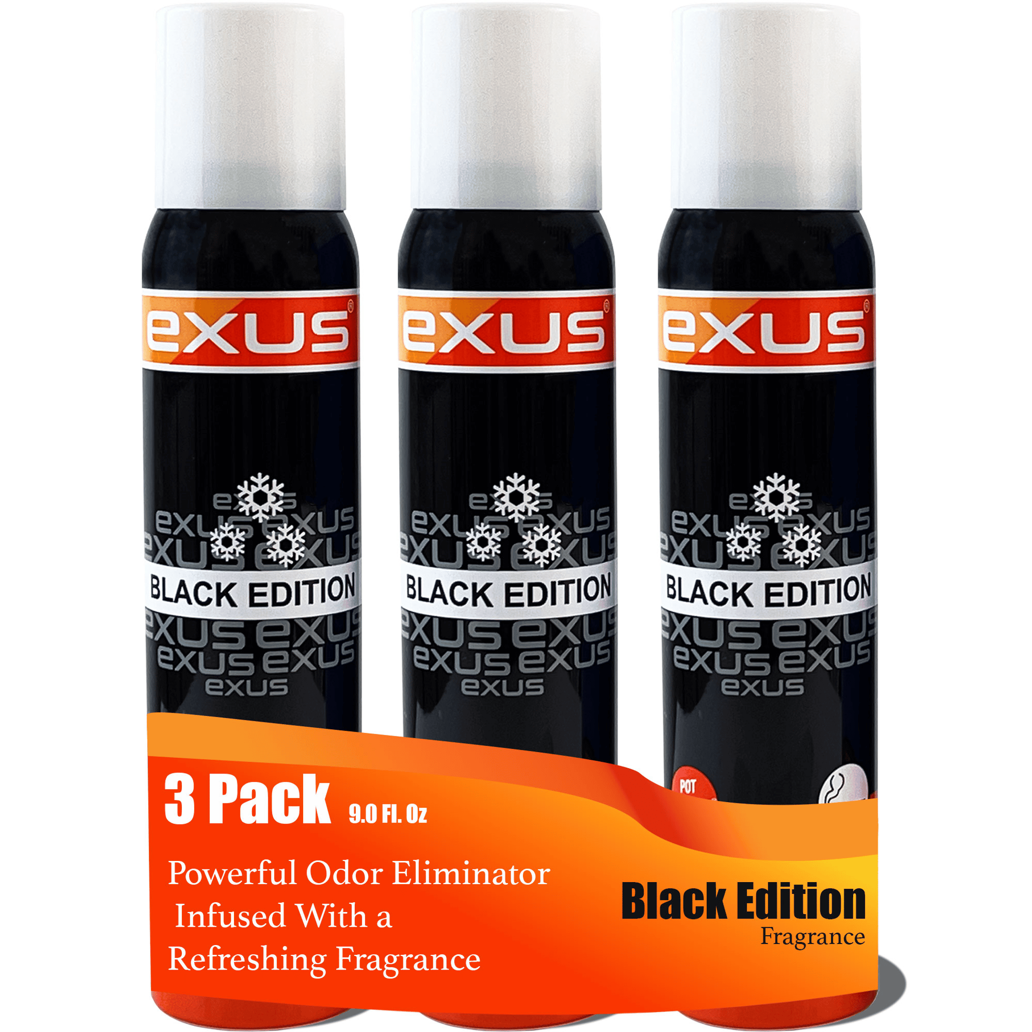 Exus Odor Eliminator  - Black Edition Odor toilet spray strong freshener