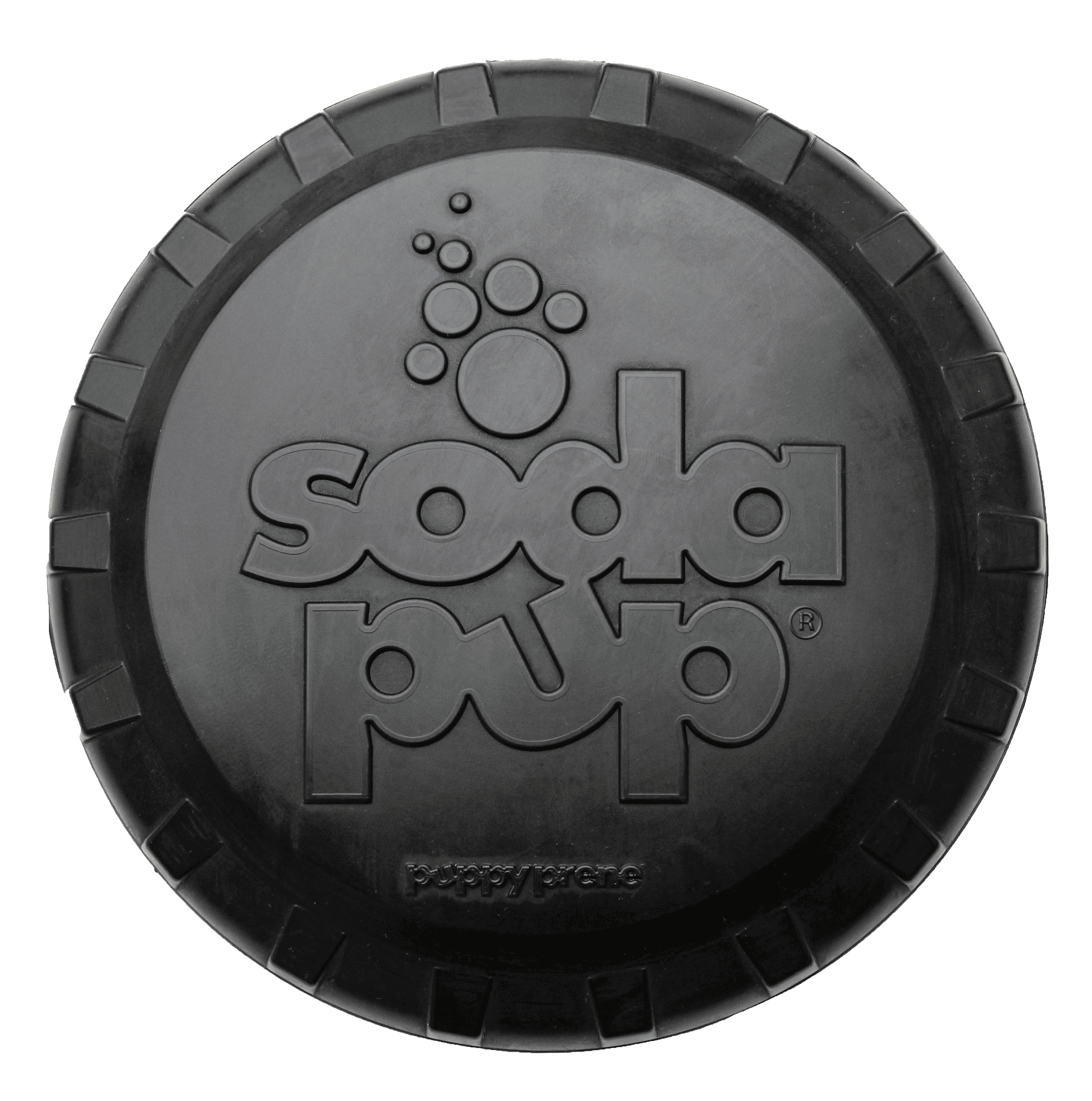 Magnum Bottle Top Flyer Ultra Durable Rubber Retrieving Frisbee