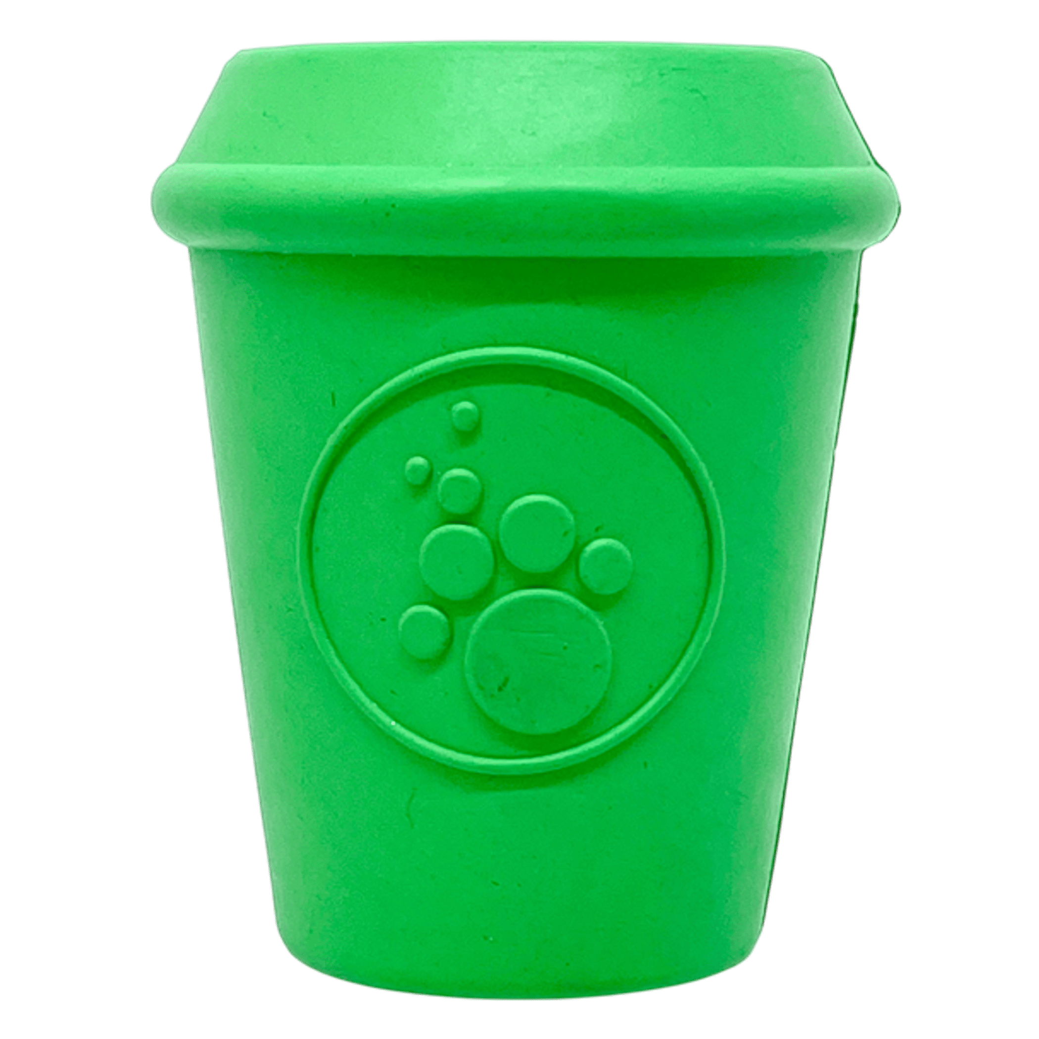 Coffee Cup eDispener Durable Rubber Chew Toy and Treat Dispenser