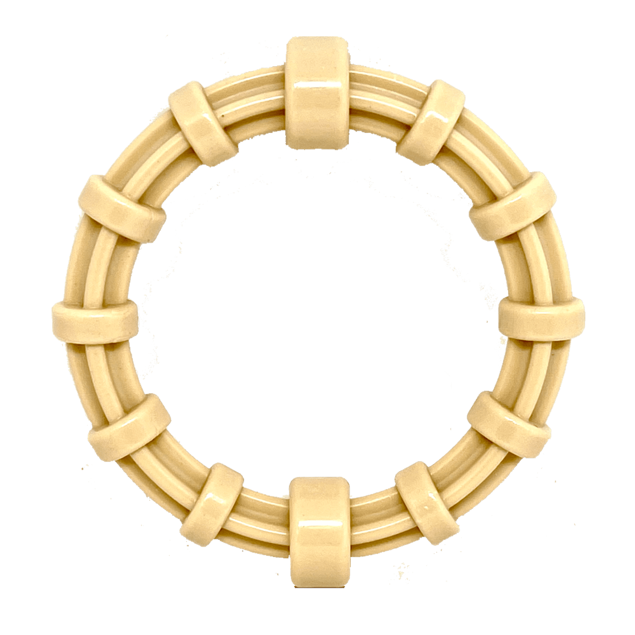 Chicken Flavored Teething Ring for Puppies & Aggressive Chewers