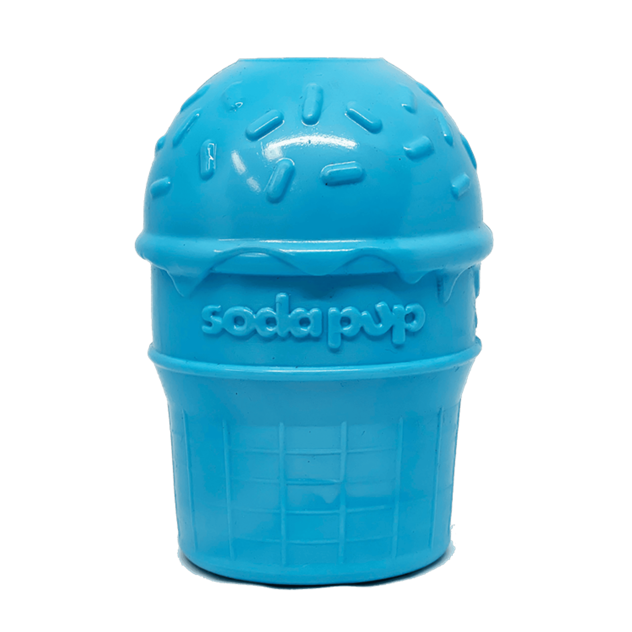 Ice Cream Cone Durable PUP-X Rubber eDispenser Chew Toy and Treat Dispenser