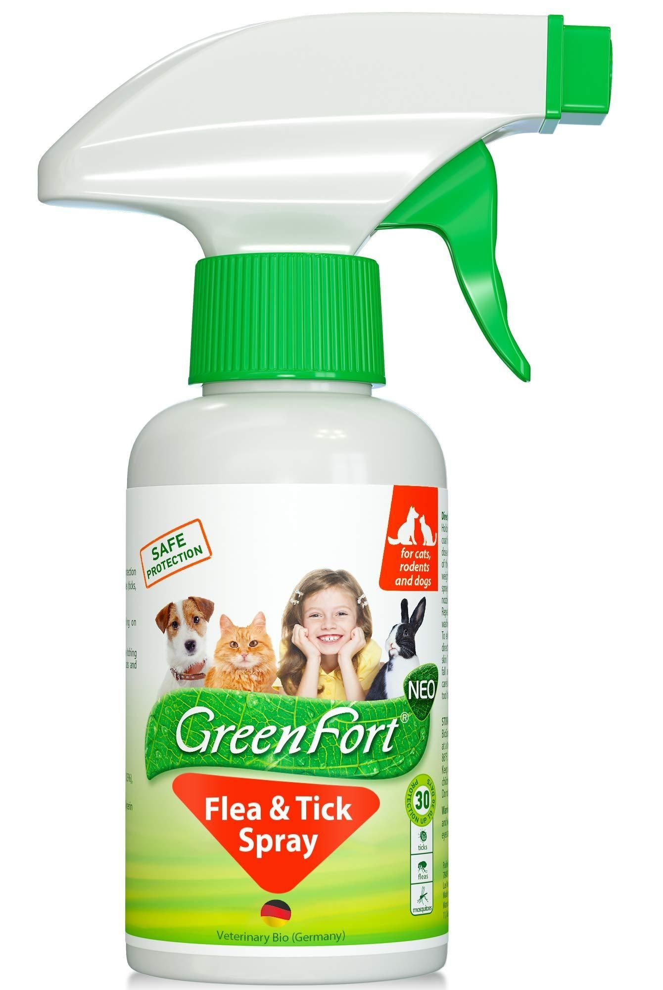 Natural Flea and Tick Home Spray for Dogs Cats Ferret Mosquito Bug Repellent Carpet Flea Killer Pet Pest Control House Flea Treatment Indoor Organic P