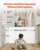 VEVOR Retractable Baby Gate, Extends to 57 inch Wide, 38.5 inch Tall, with Security Lock, Easy to Use, Walk Through Without Tripping