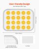 VEVOR Food Dehydrator Machine, 8 Stainless Steel Trays, 400W Electric Food Dryer with Adjustable Temperature & 24-Hour Timer, Heated Dryer for Jerky