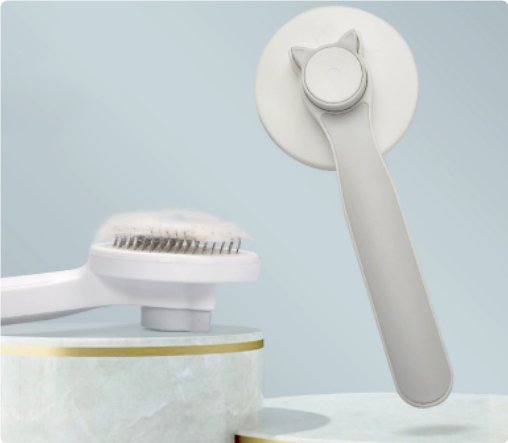 Pet Cat Comb (Color: Grey)