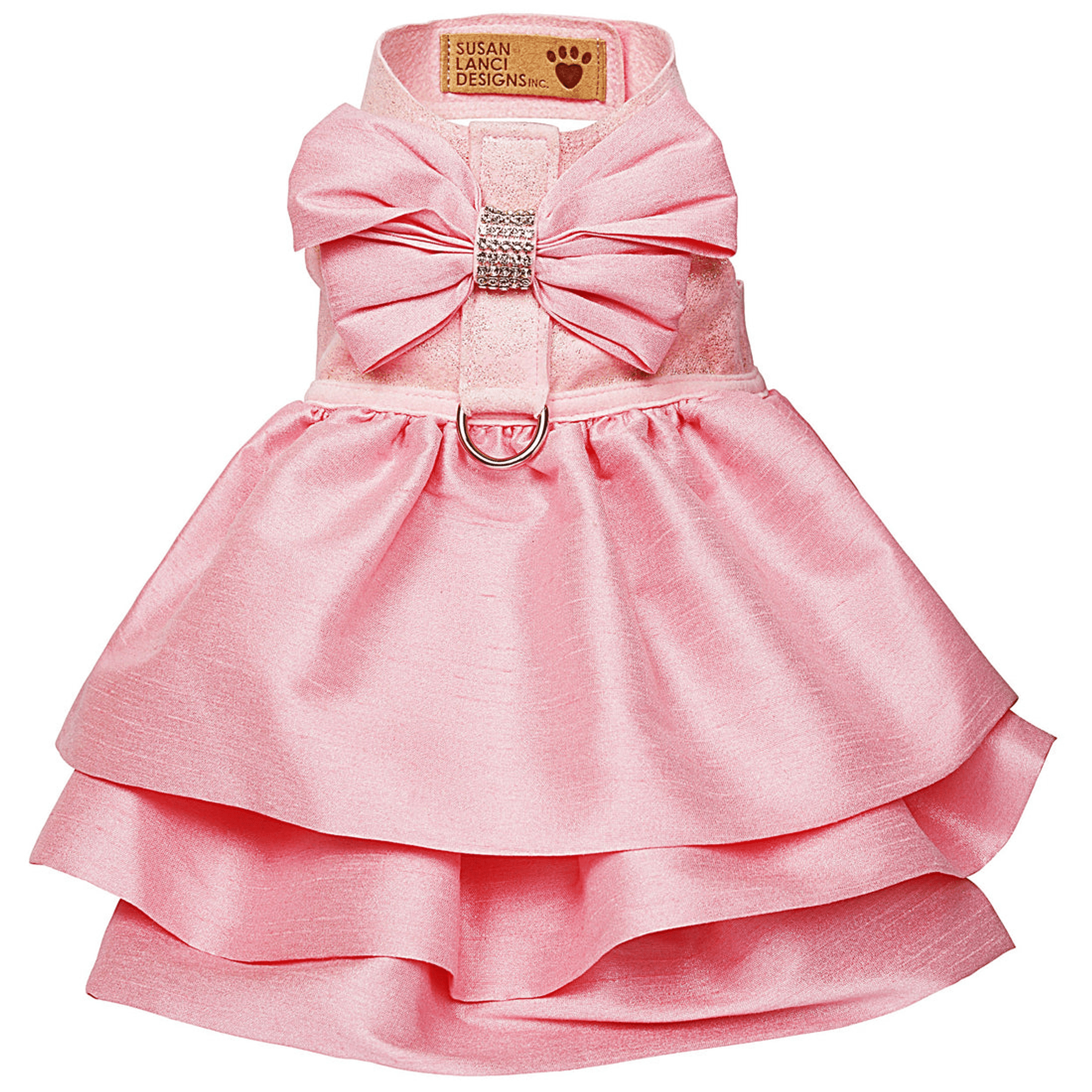 Susan Lanci Designs Puppy Pink Glitzerati Madison Dress (Color: Black, Size: medium)