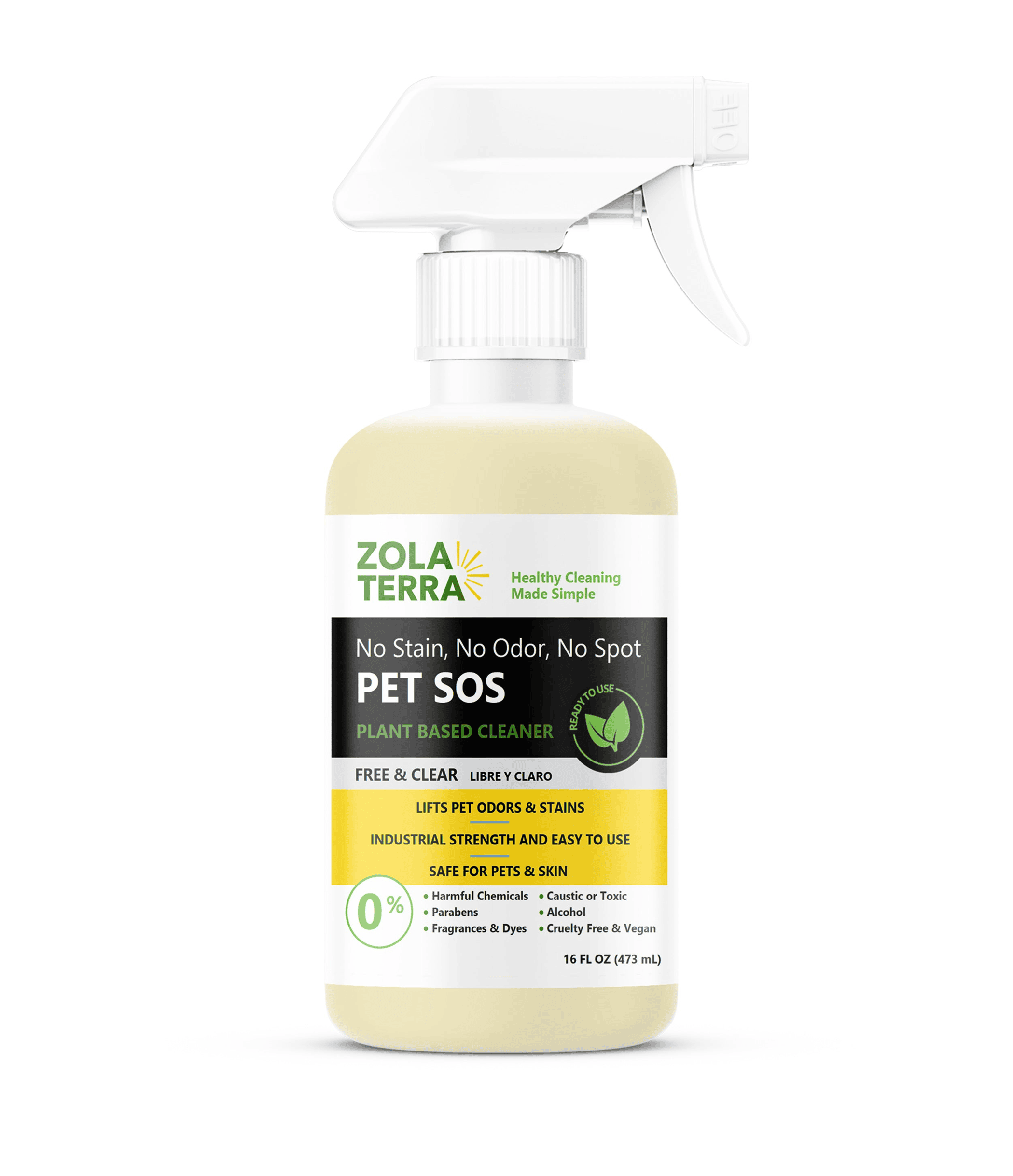 Pet SOS Cleaner (Size: 16 FL OZHarbor Blue)