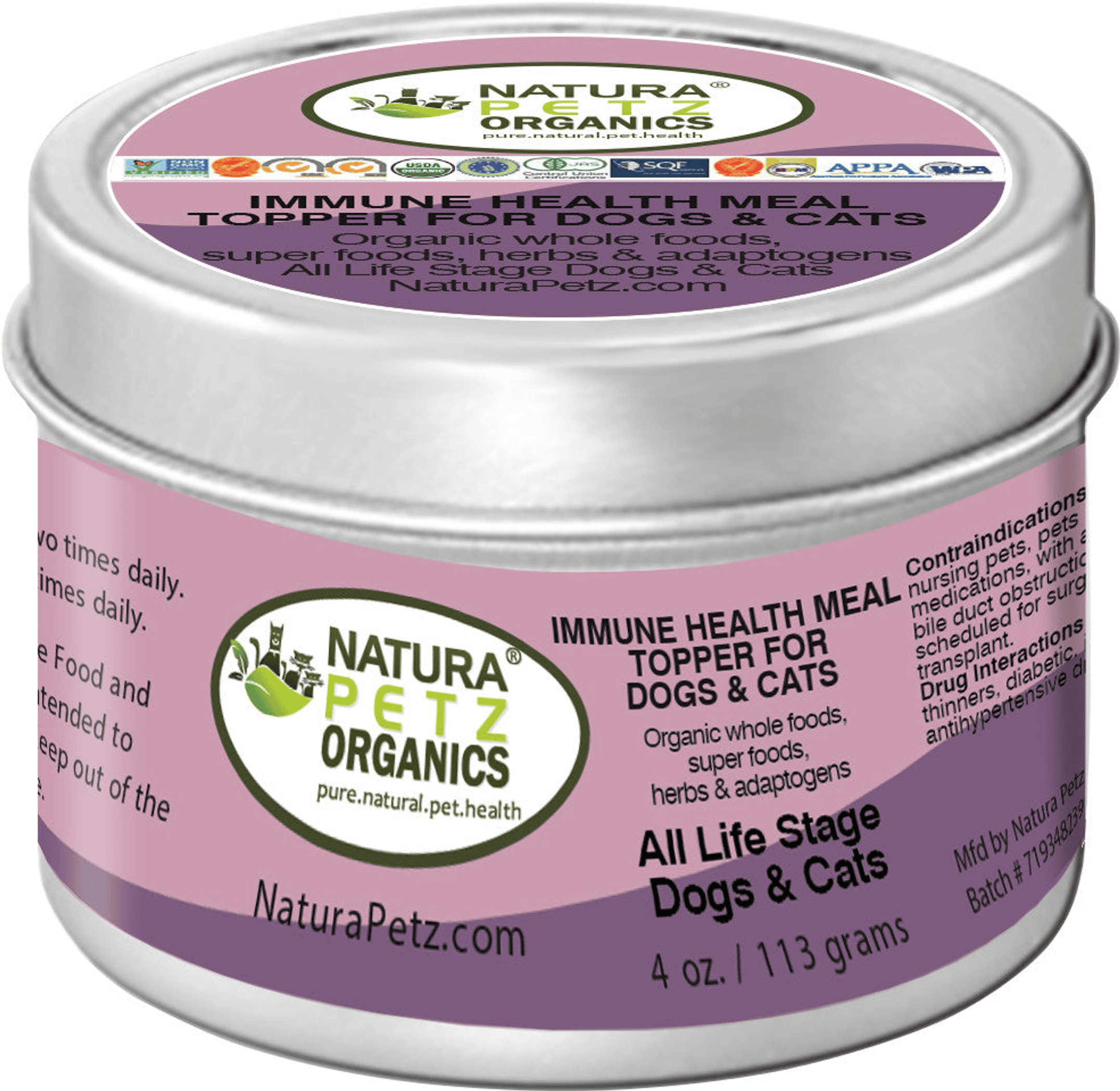 Immune Health Meal Topper For Dogs & Cats* - Flavored  For Dogs And Cats* (Size: 4 oz/Dog)