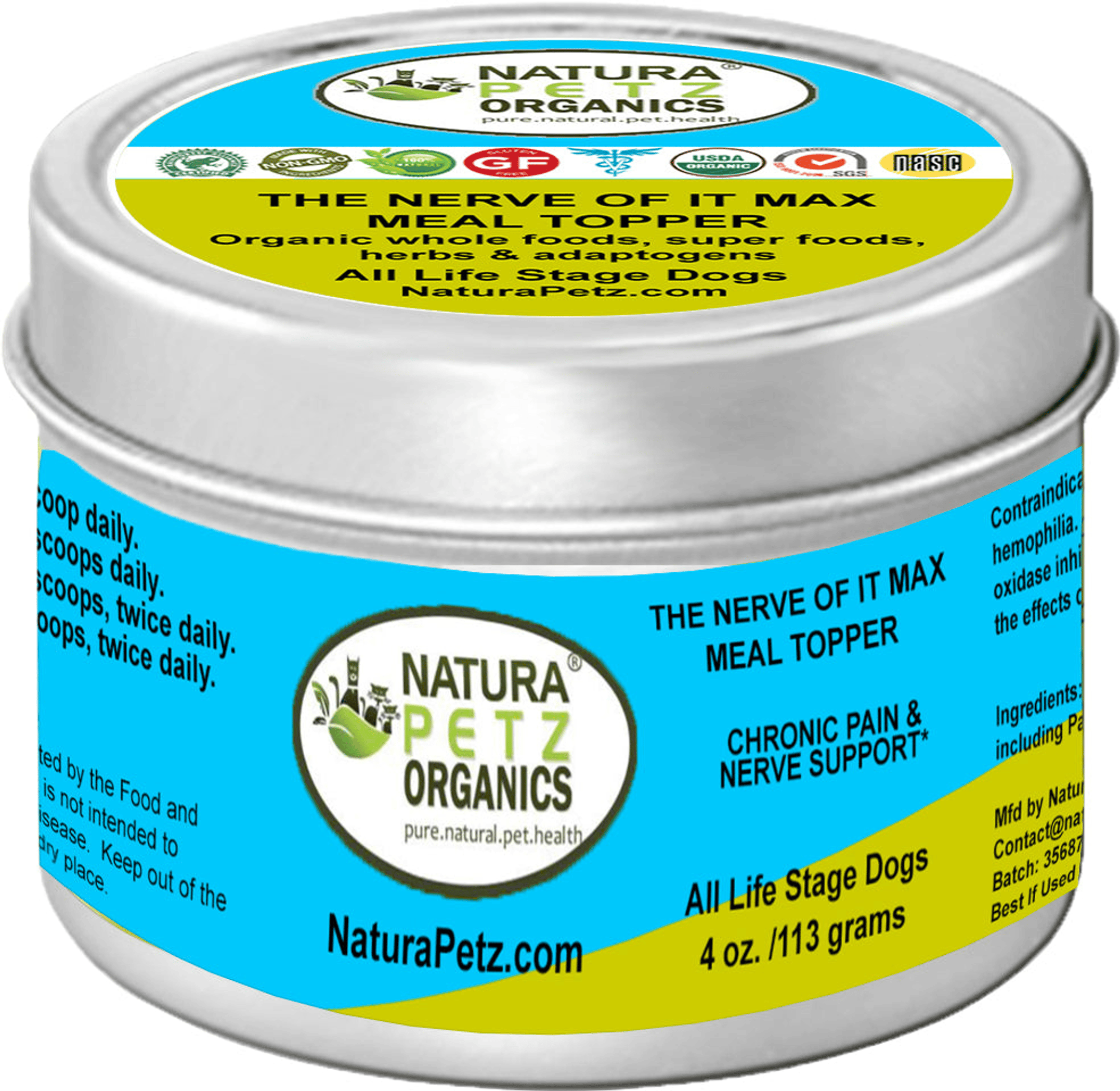Max Meal Topper - Adjunctive Chronic Pain & Nerve Support* Dogs And Cats (Size: 4 Oz.)