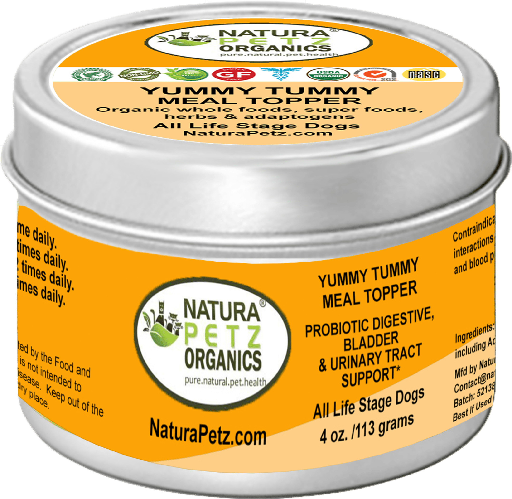 Meal Topper Probiotic Digestive, Bladder & Urinary Tract Support* (Size: 4 Oz.)