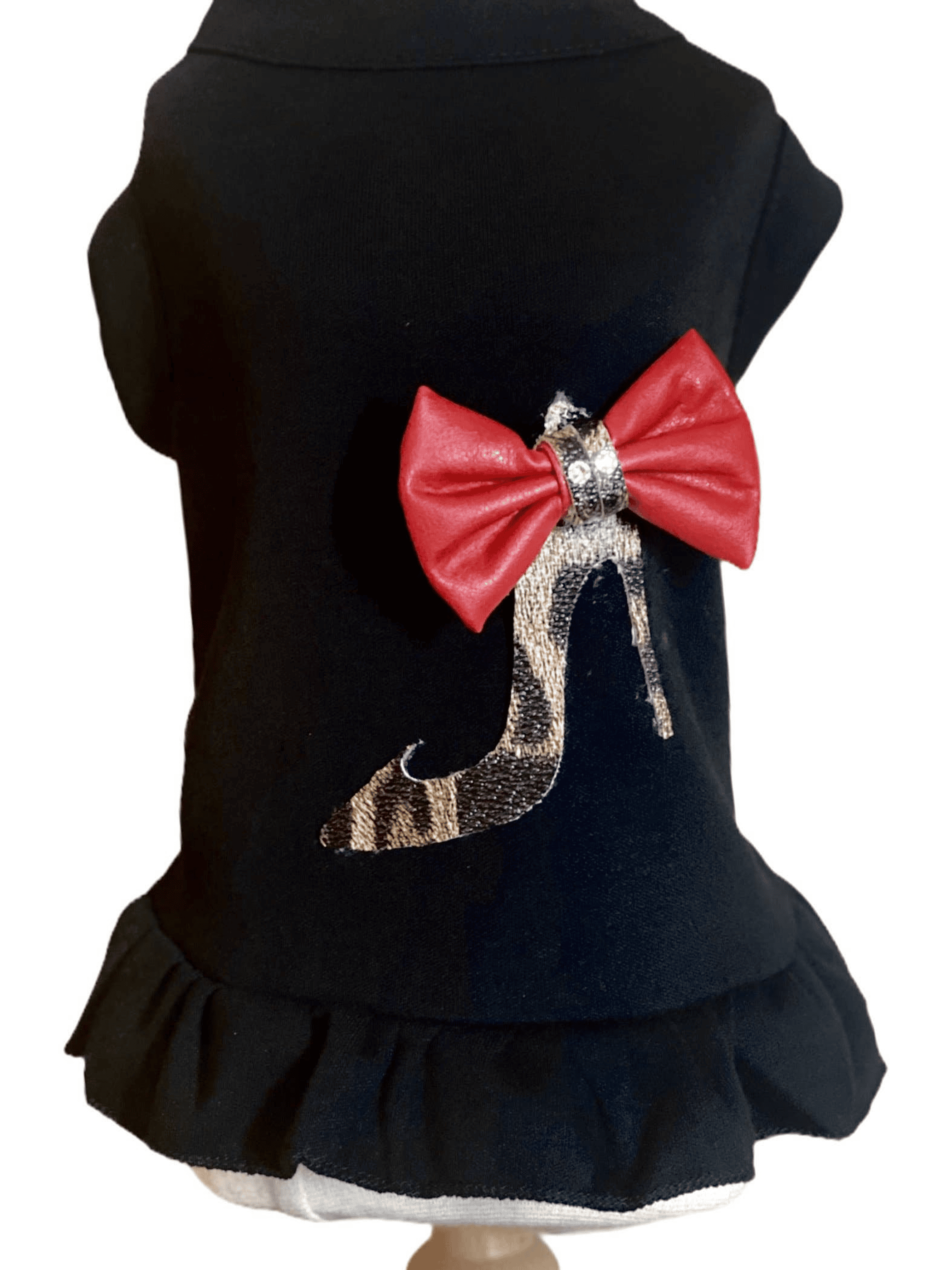 Loubarkin Panthera Dress (Color: Black, Size: X Small)