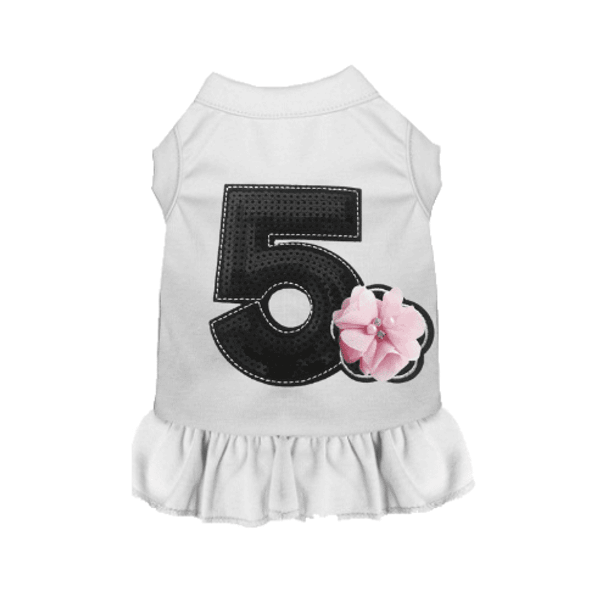 Chiffon No. 5 Flower- Dog Dress (Size: XS)