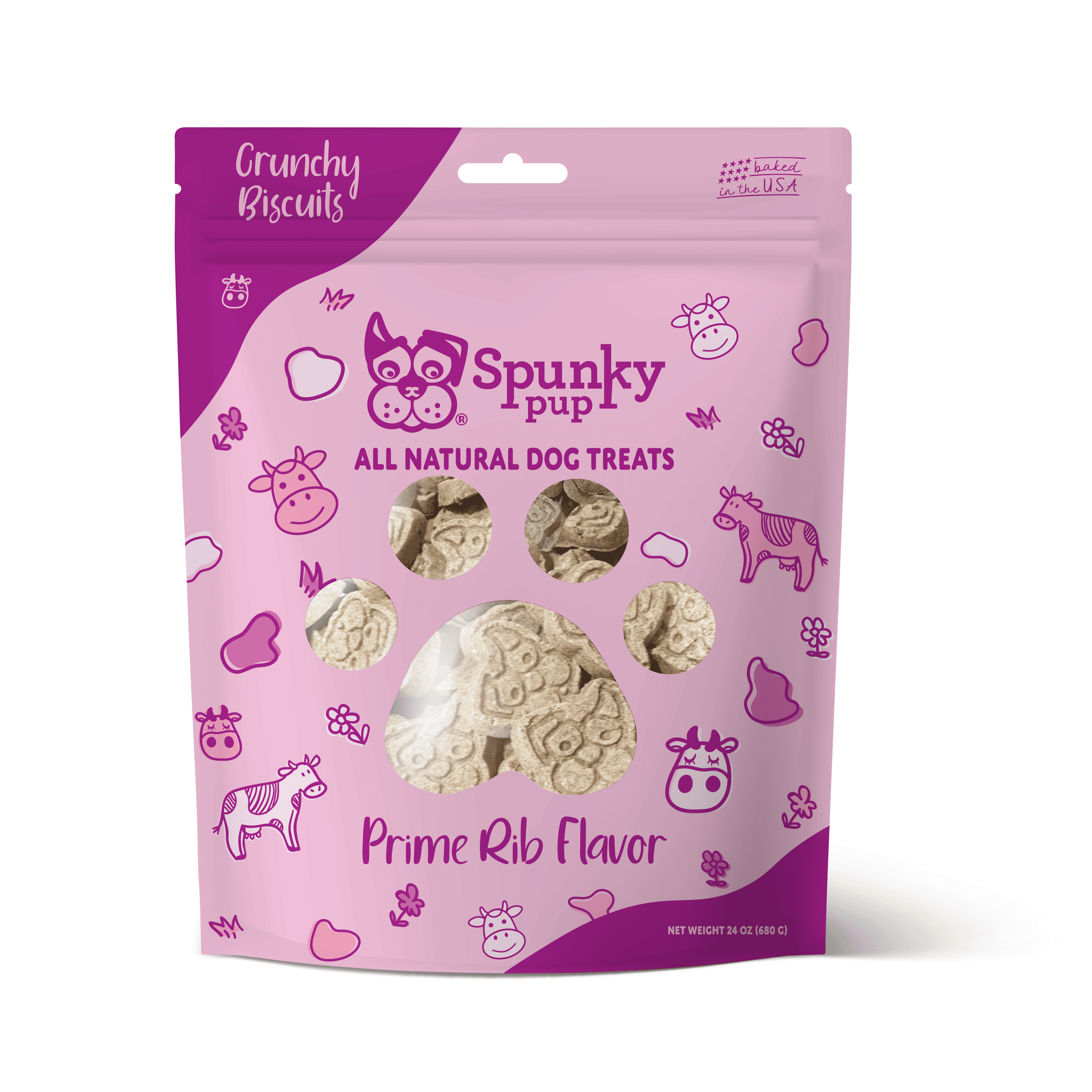 All Natural Baked Biscuits - 24 OZ (Size: Prime Rib)