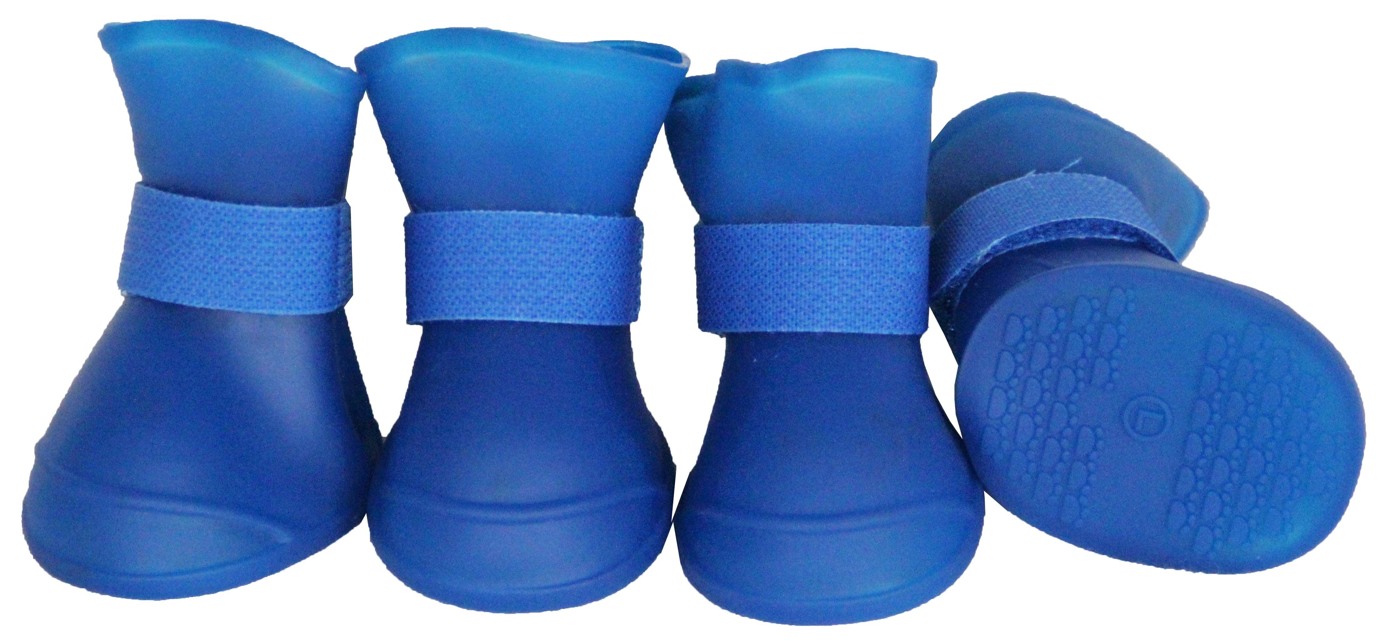 Elastic Protective Multi-Usage All-Terrain Rubberized Dog Shoes (Size: X-Small)