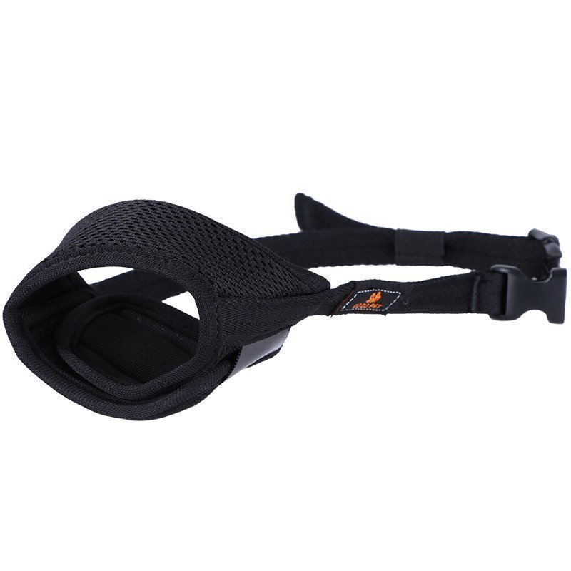 Mouth Cover To Prevent Eating Indiscriminately Large Labrador Dog (Option: Black-XS)